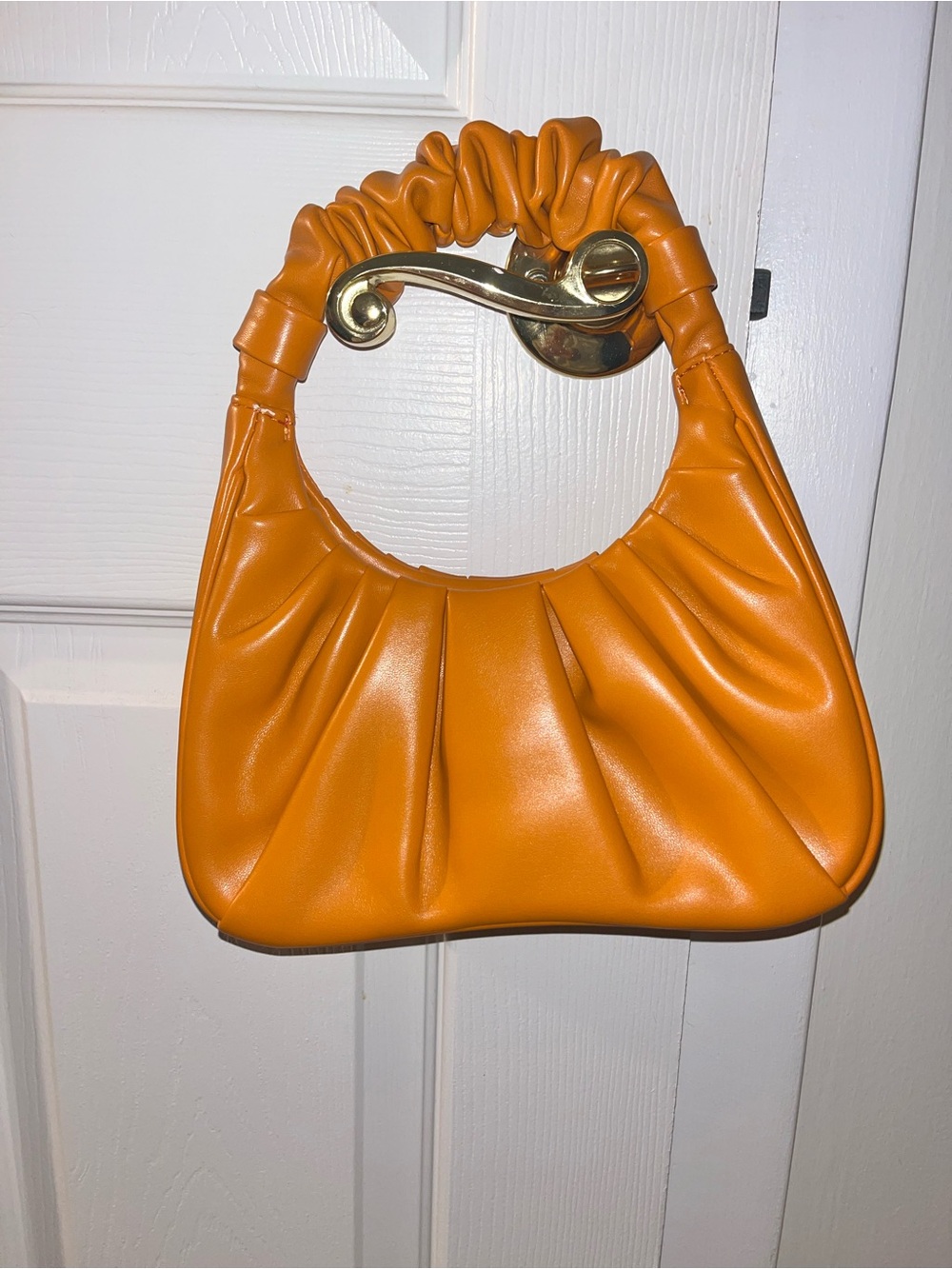 JW Pei Gabbi Rouched Bag in Orange - Picture 4 of 6